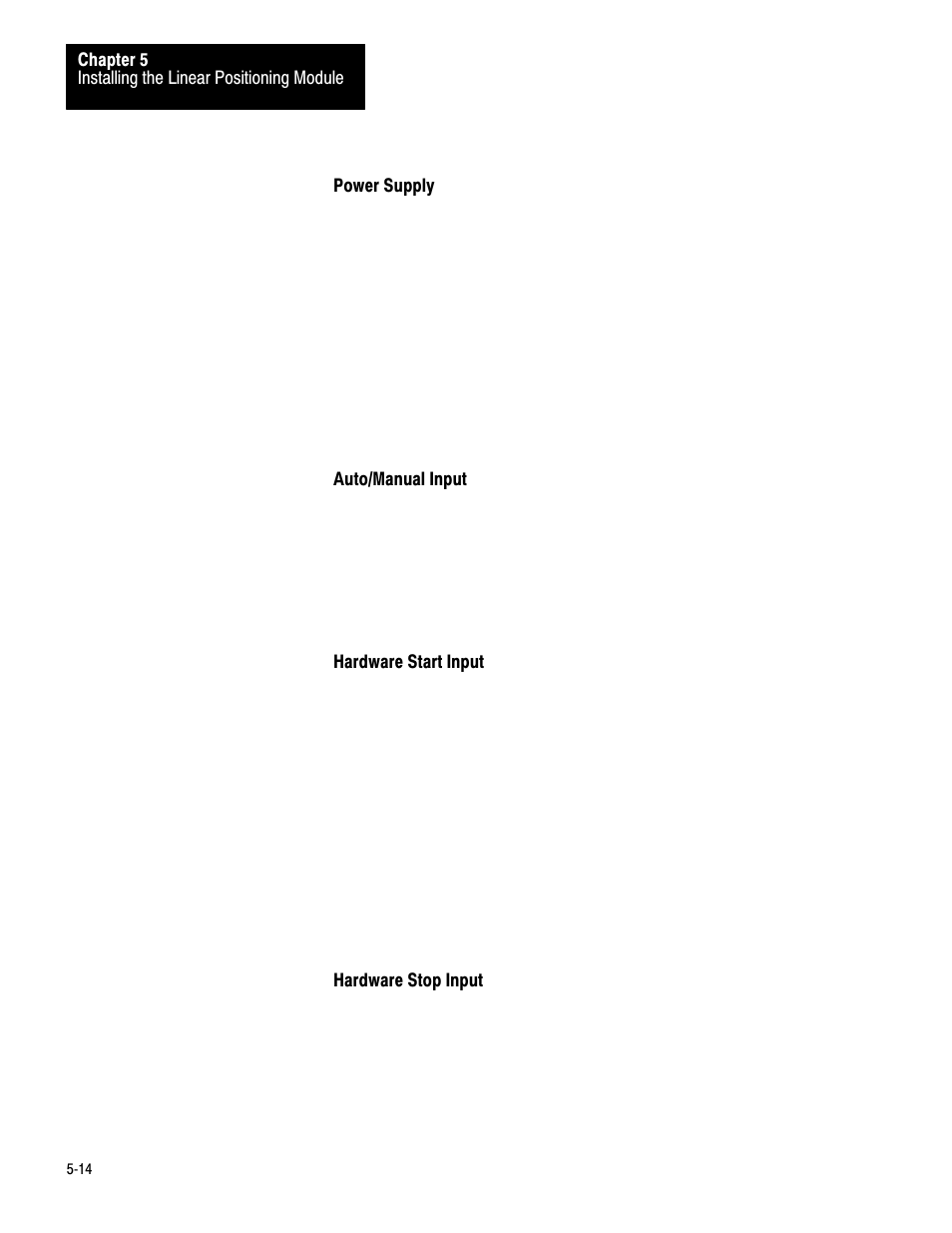 5ć14 | Rockwell Automation 1771-QB Linear Pos. User Manual | Page 53 / 226