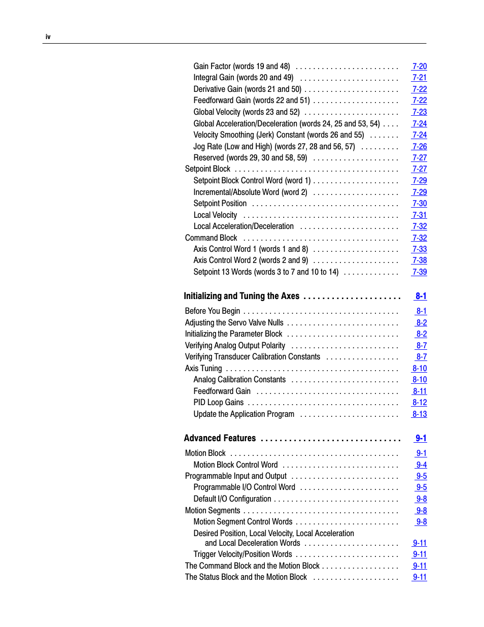 Rockwell Automation 1771-QB Linear Pos. User Manual | Page 6 / 226