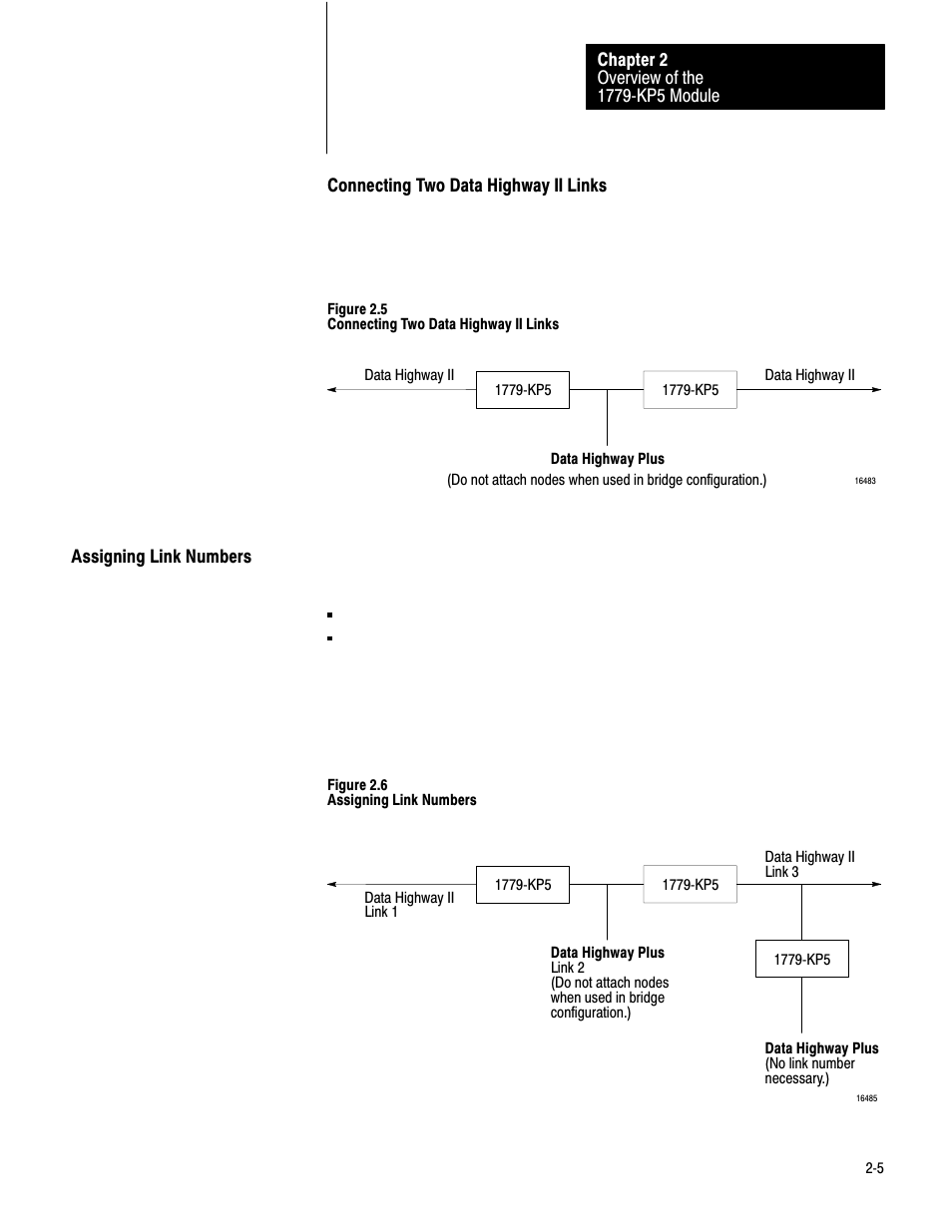 Assigning link numbers | Rockwell Automation 1779-KP5_KP5R ORD.1779-5.3 User Manual | Page 11 / 73