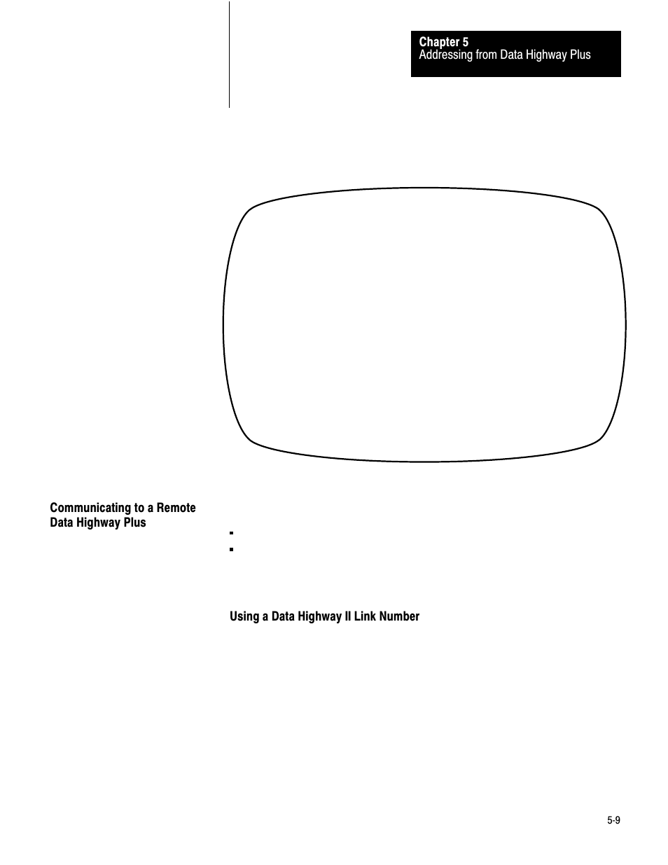 Communicating to a remote data highway plus, Addressing from data highway plus chapter 5 | Rockwell Automation 1779-KP5_KP5R ORD.1779-5.3 User Manual | Page 51 / 73