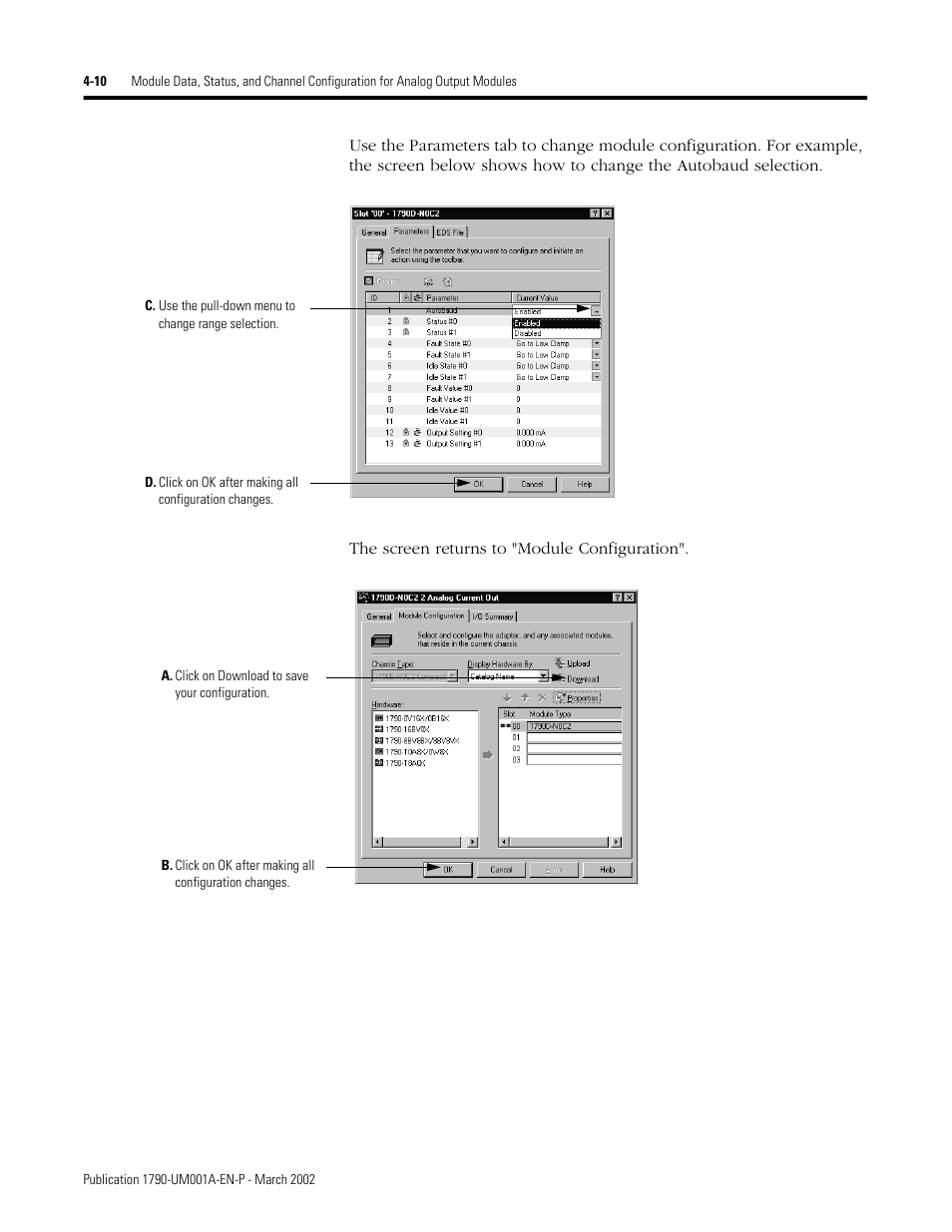 Rockwell Automation 1790D-NOV2/TNOV2 CompactBlock LDX Analog Modules User Manual | Page 54 / 104