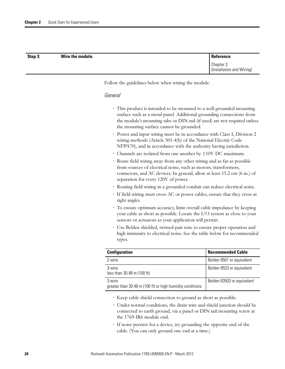 Rockwell Automation 1769-IR6 Compact I/O 1769-IR6 RTD/Resistance Input Module User Manual | Page 24 / 120