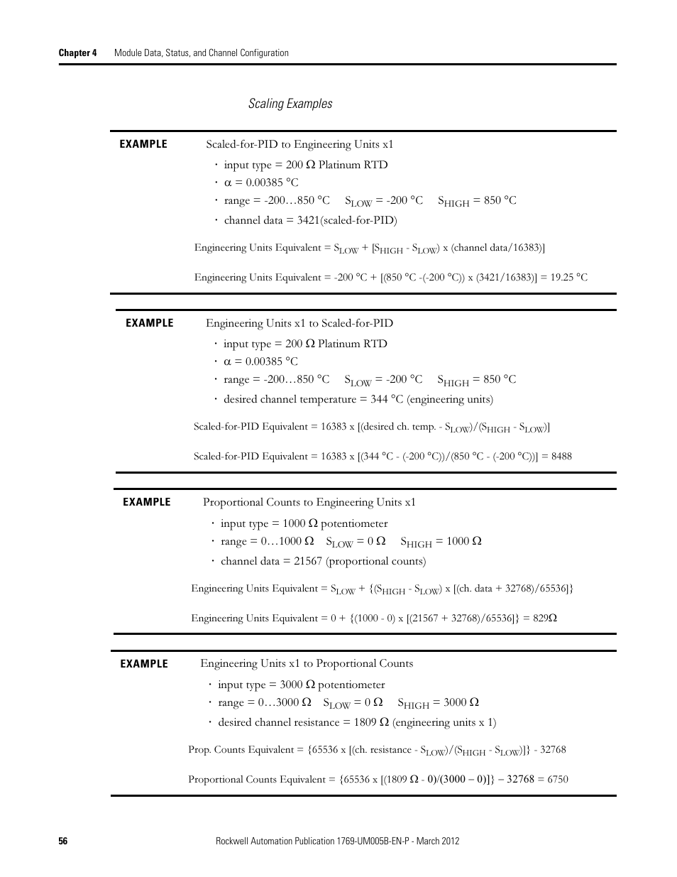 Rockwell Automation 1769-IR6 Compact I/O 1769-IR6 RTD/Resistance Input Module User Manual | Page 56 / 120