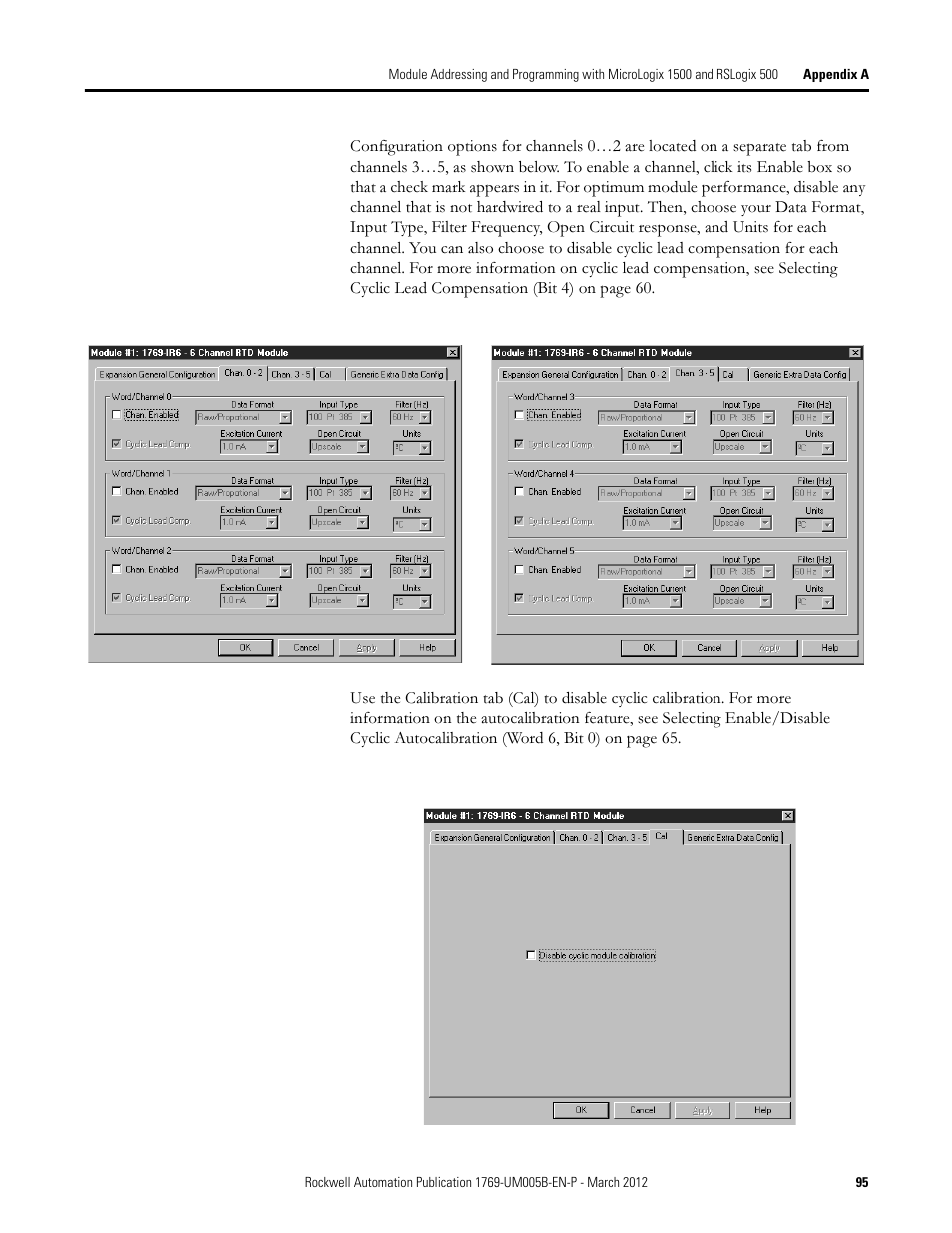 Rockwell Automation 1769-IR6 Compact I/O 1769-IR6 RTD/Resistance Input Module User Manual | Page 95 / 120