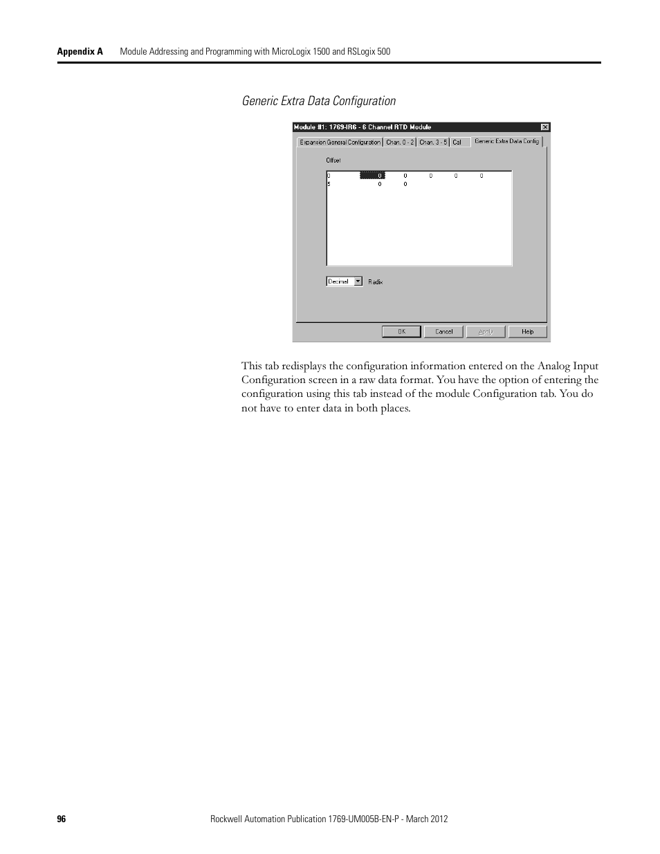 Rockwell Automation 1769-IR6 Compact I/O 1769-IR6 RTD/Resistance Input Module User Manual | Page 96 / 120