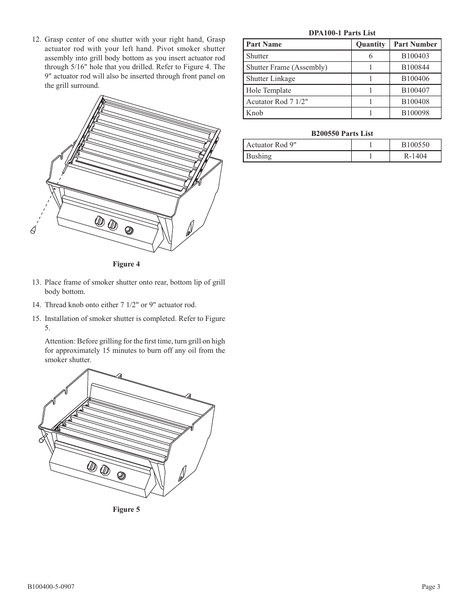 Broilmaster D3 User Manual | Page 3 / 4