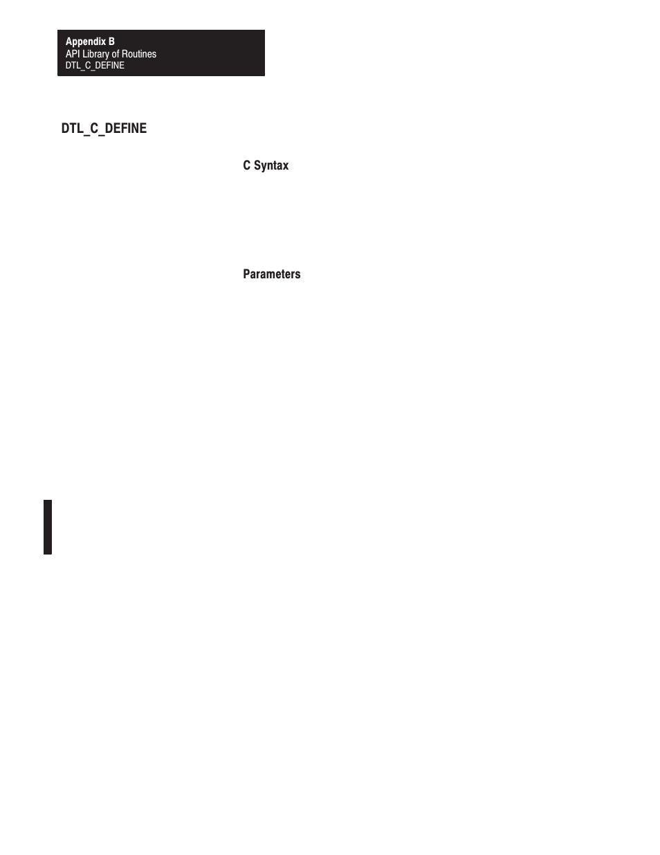 Dtl_c_define | Rockwell Automation 1771-DMC_DMC1_DMC4_DXPS Control Coprocessor User Manual User Manual | Page 171 / 312