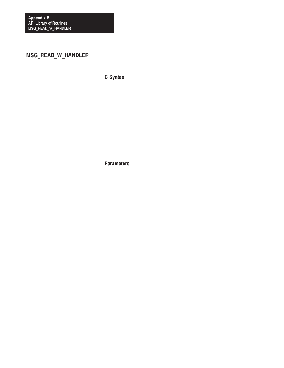 Msg_read_w_handler | Rockwell Automation 1771-DMC_DMC1_DMC4_DXPS Control Coprocessor User Manual User Manual | Page 225 / 312