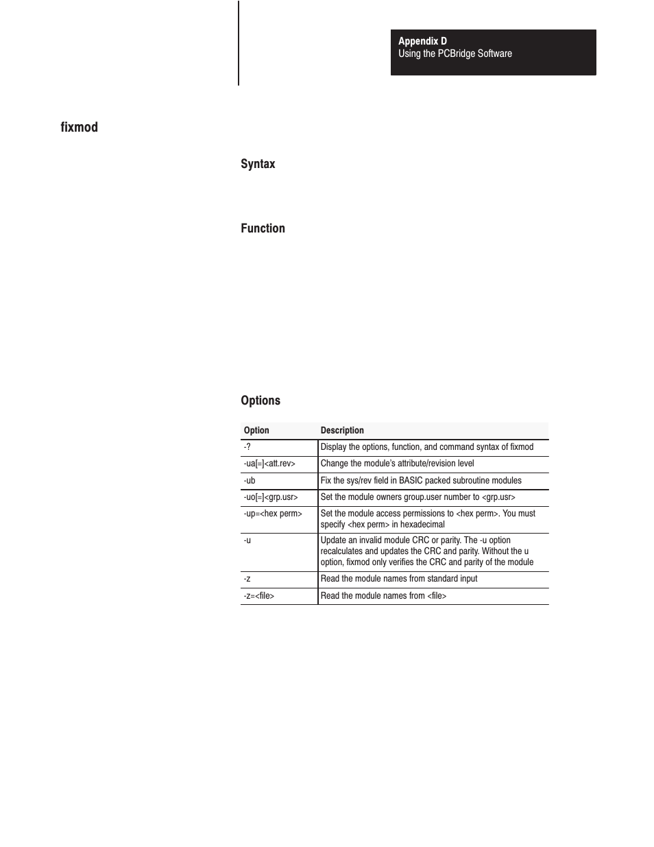 Fixmod | Rockwell Automation 1771-DMC_DMC1_DMC4_DXPS Control Coprocessor User Manual User Manual | Page 293 / 312