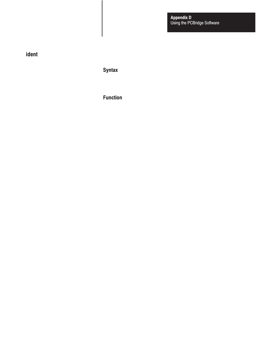 Ident | Rockwell Automation 1771-DMC_DMC1_DMC4_DXPS Control Coprocessor User Manual User Manual | Page 295 / 312