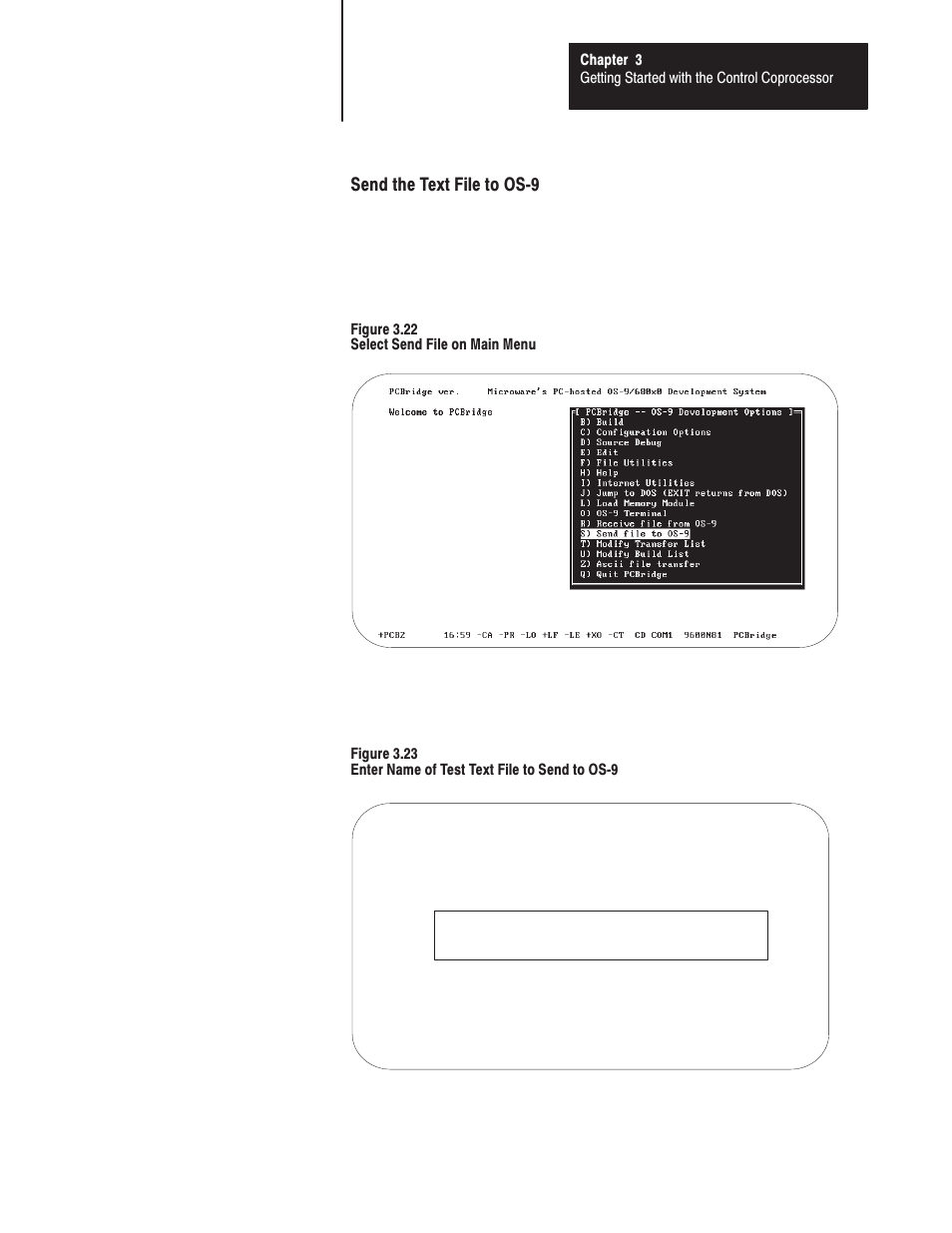 Send the text file to osć9 | Rockwell Automation 1771-DMC_DMC1_DMC4_DXPS Control Coprocessor User Manual User Manual | Page 50 / 312