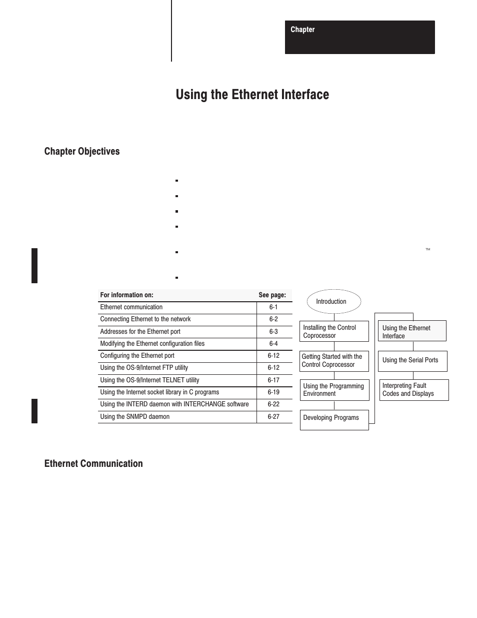 Using the ethernet interface, Chapter objectives ethernet communication | Rockwell Automation 1771-DMC_DMC1_DMC4_DXPS Control Coprocessor User Manual User Manual | Page 82 / 312