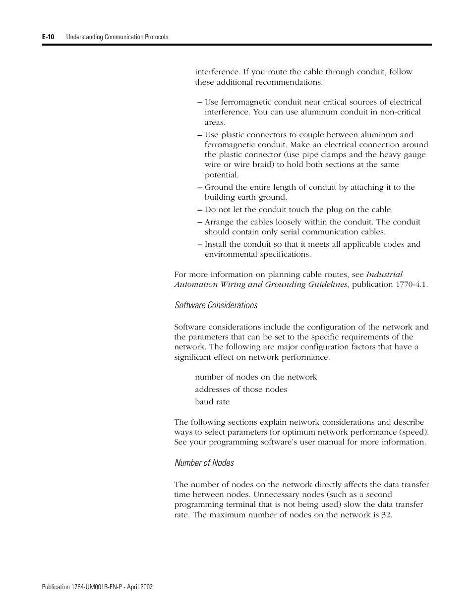 Rockwell Automation 1764-xxxx MICROLOGIX 1500 PROGRAMMABLE CONTROLLERS User Manual | Page 142 / 174