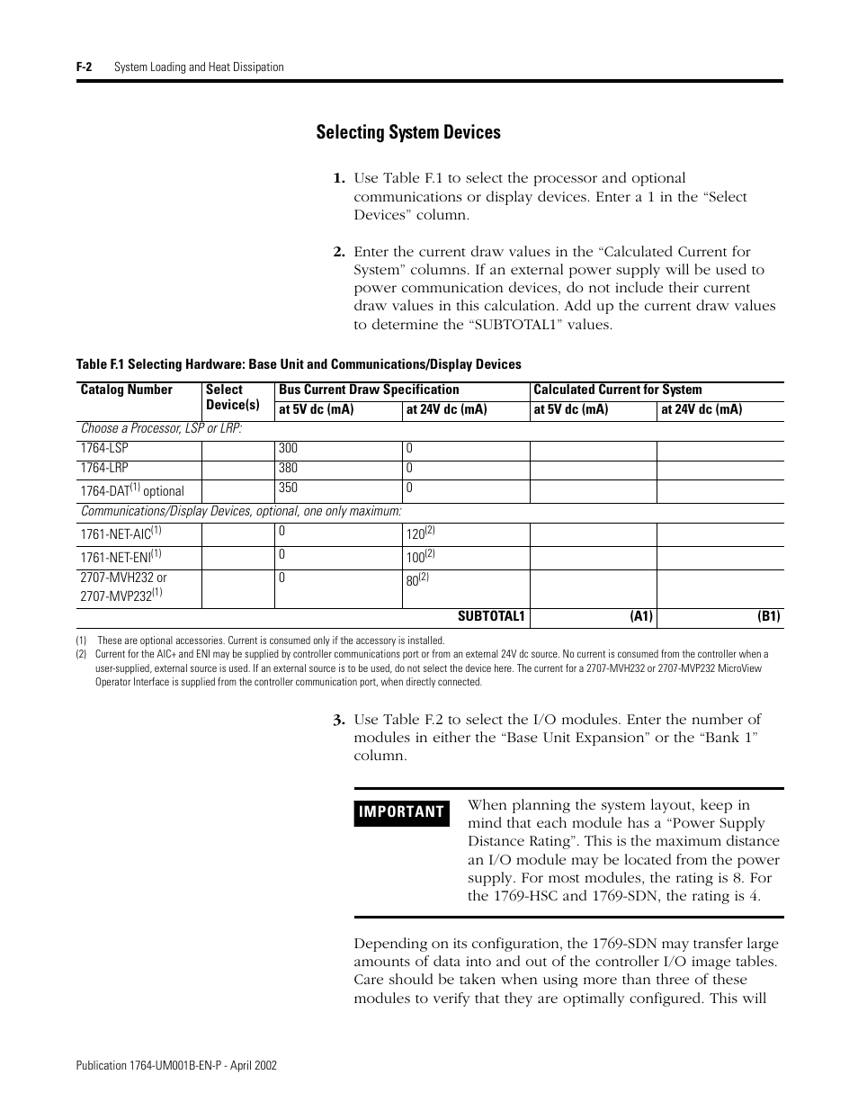 Selecting system devices | Rockwell Automation 1764-xxxx MICROLOGIX 1500 PROGRAMMABLE CONTROLLERS User Manual | Page 148 / 174
