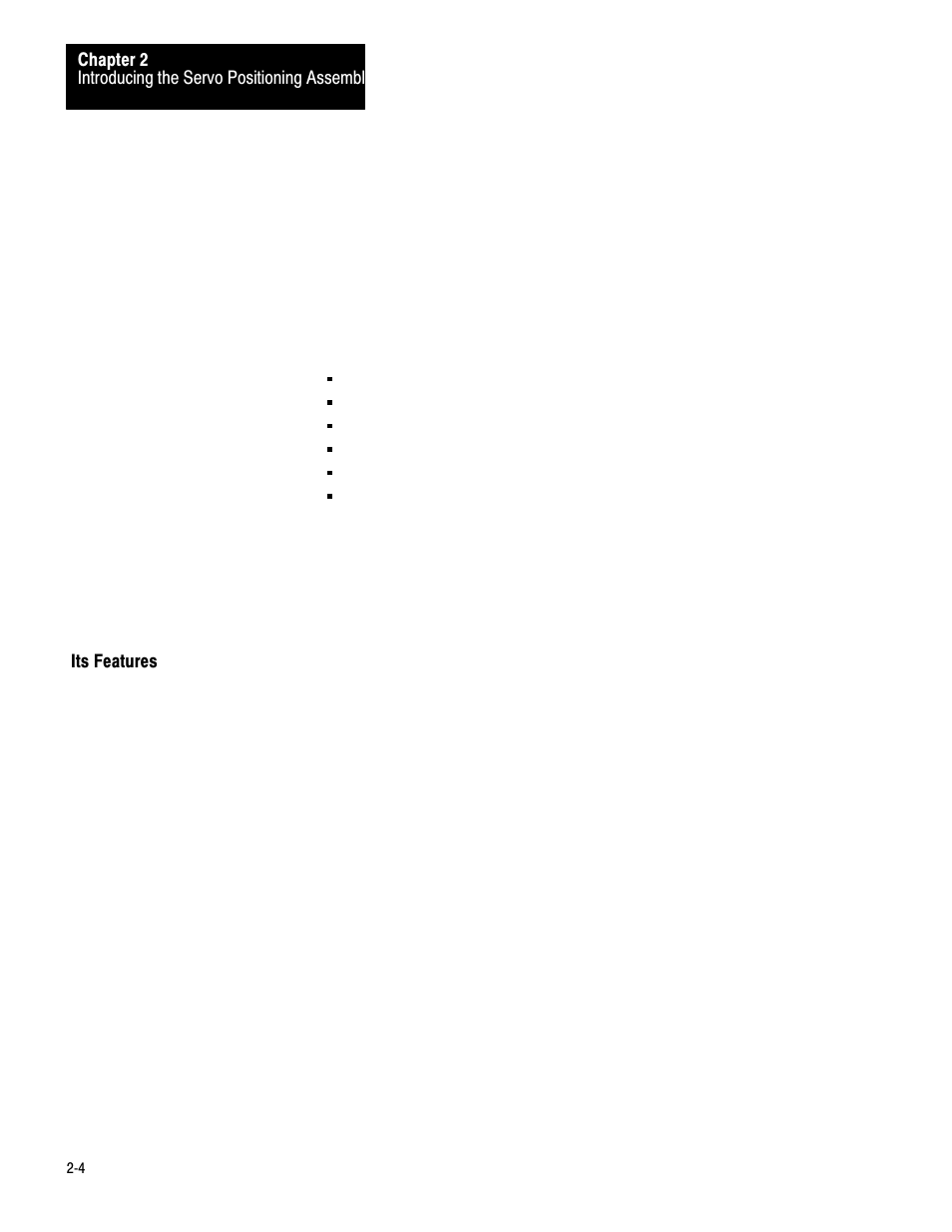 Its features | Rockwell Automation 1771-QC , D17716.5.25 SER/B SERVO POS User Manual | Page 10 / 247