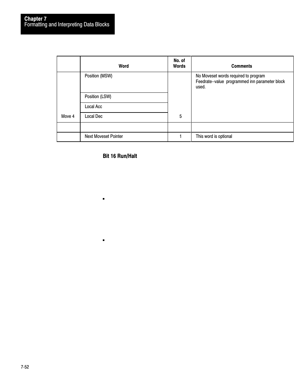 Rockwell Automation 1771-QC , D17716.5.25 SER/B SERVO POS User Manual | Page 134 / 247