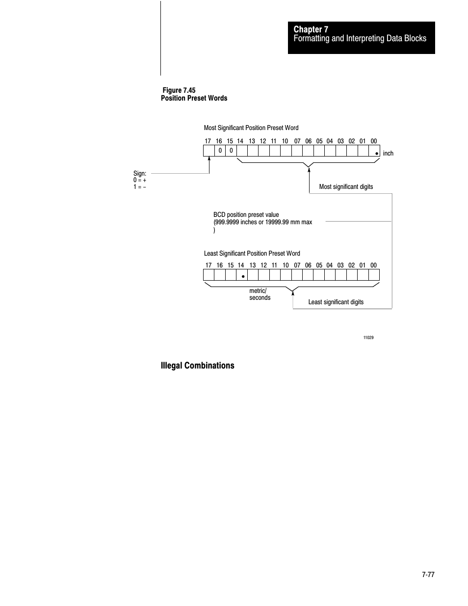 Formatting and interpreting data blocks chapter 7 | Rockwell Automation 1771-QC , D17716.5.25 SER/B SERVO POS User Manual | Page 159 / 247