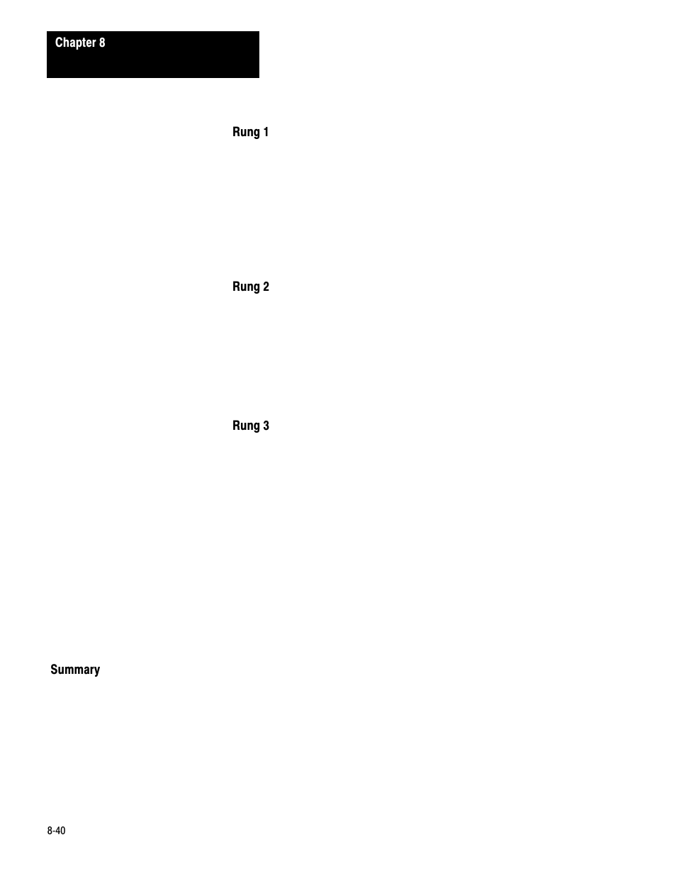 8ć40 | Rockwell Automation 1771-QC , D17716.5.25 SER/B SERVO POS User Manual | Page 201 / 247