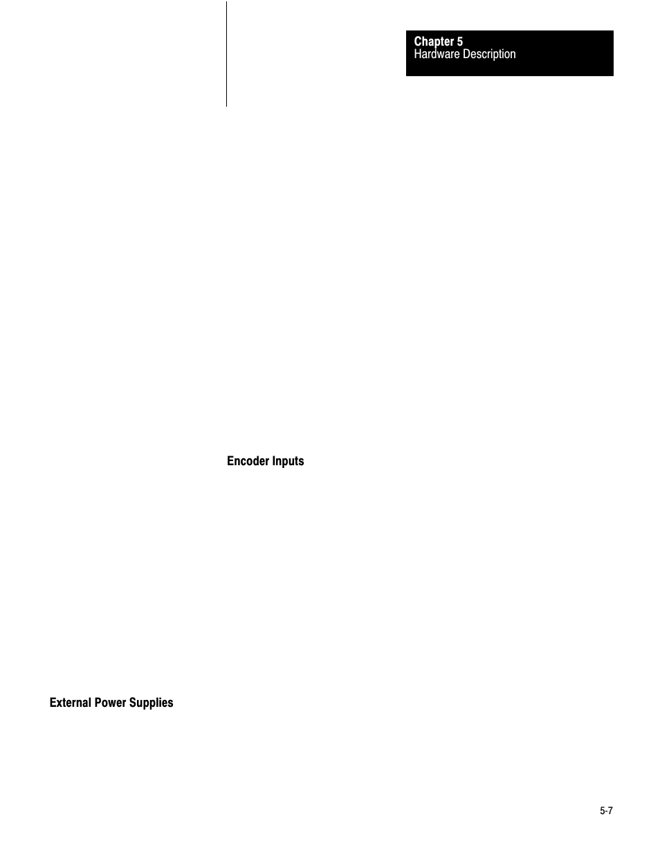 External power supplies | Rockwell Automation 1771-QC , D17716.5.25 SER/B SERVO POS User Manual | Page 44 / 247