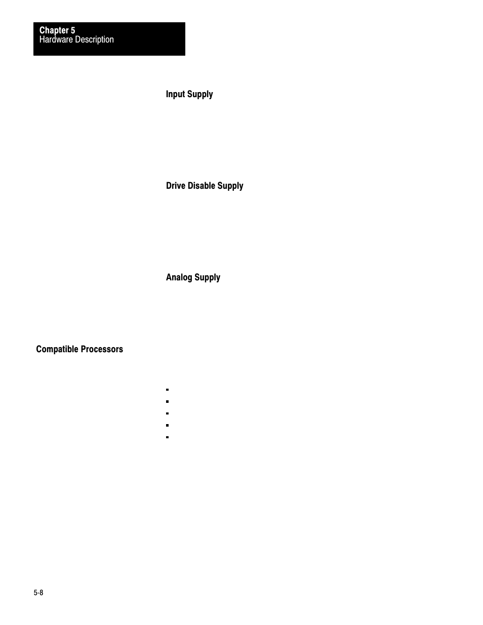 Compatible processors | Rockwell Automation 1771-QC , D17716.5.25 SER/B SERVO POS User Manual | Page 45 / 247
