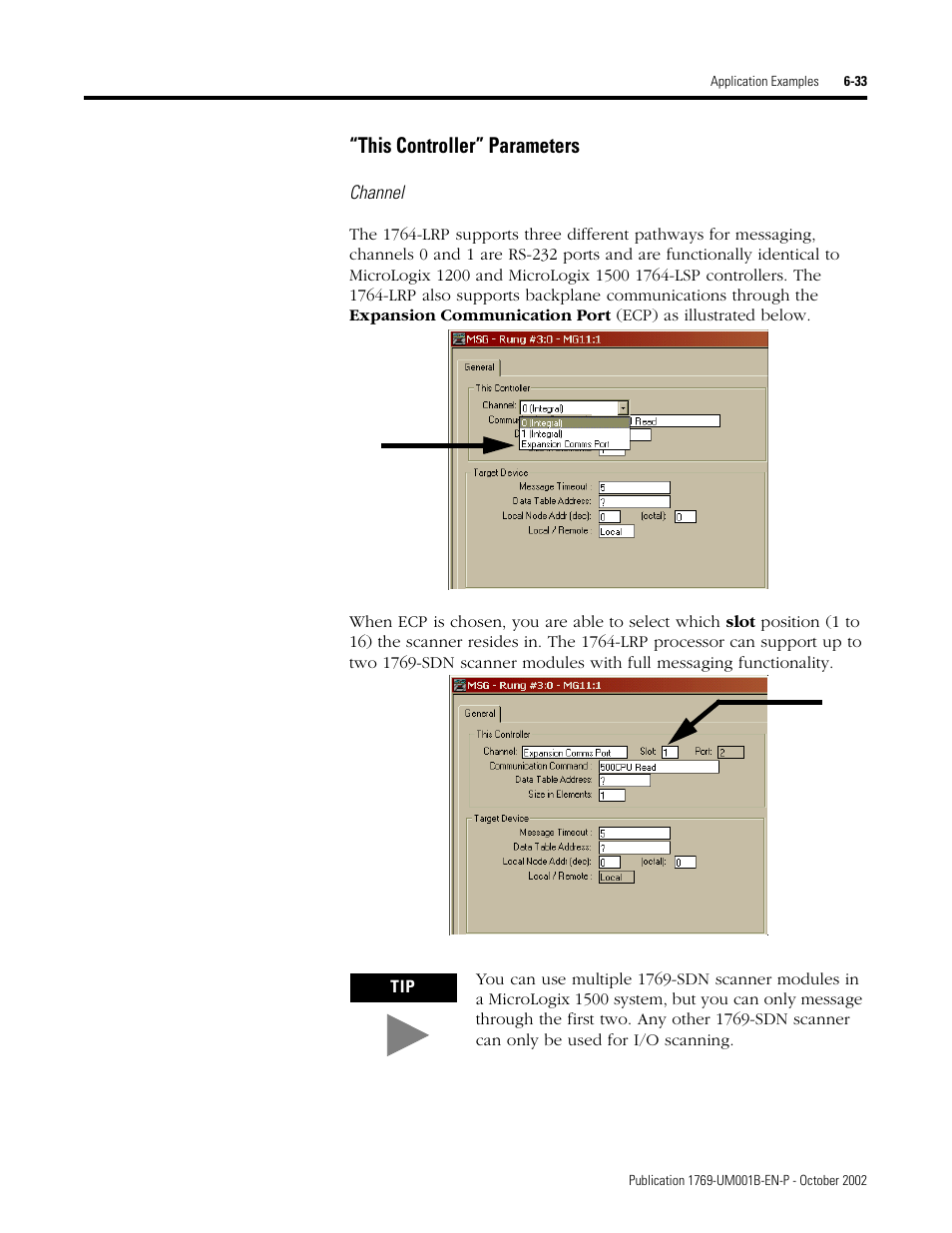 This controller” parameters | Rockwell Automation 1769-ADN Compact I/O 1769-ADN DeviceNet Adapter User Manual | Page 145 / 204