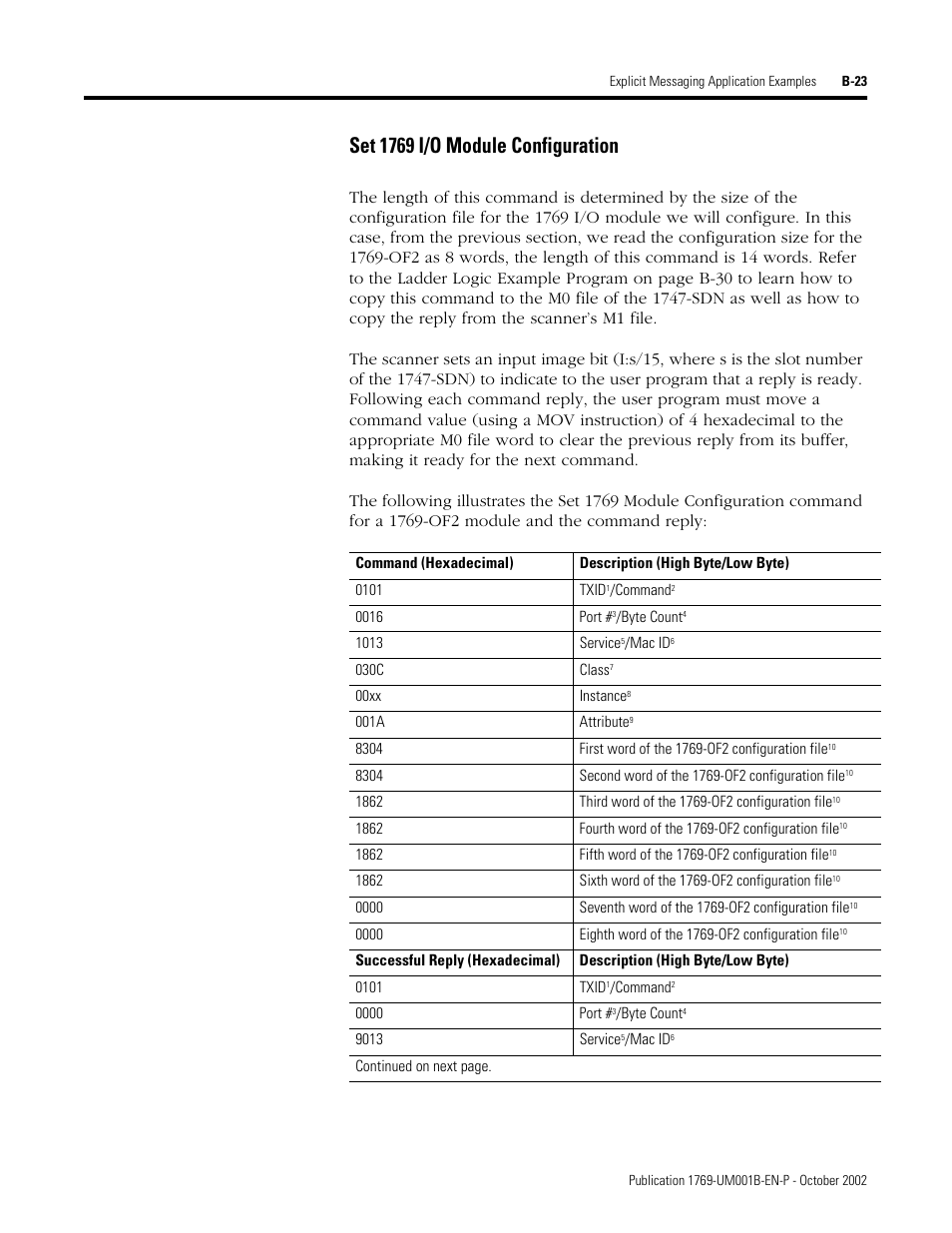 Set 1769 i/o module configuration | Rockwell Automation 1769-ADN Compact I/O 1769-ADN DeviceNet Adapter User Manual | Page 181 / 204