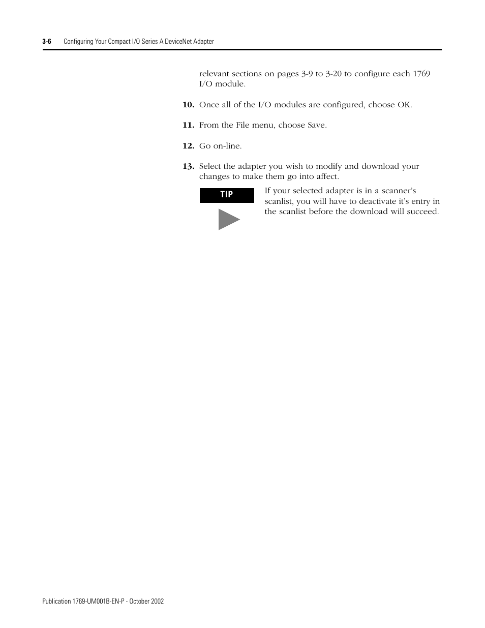 Rockwell Automation 1769-ADN Compact I/O 1769-ADN DeviceNet Adapter User Manual | Page 56 / 204