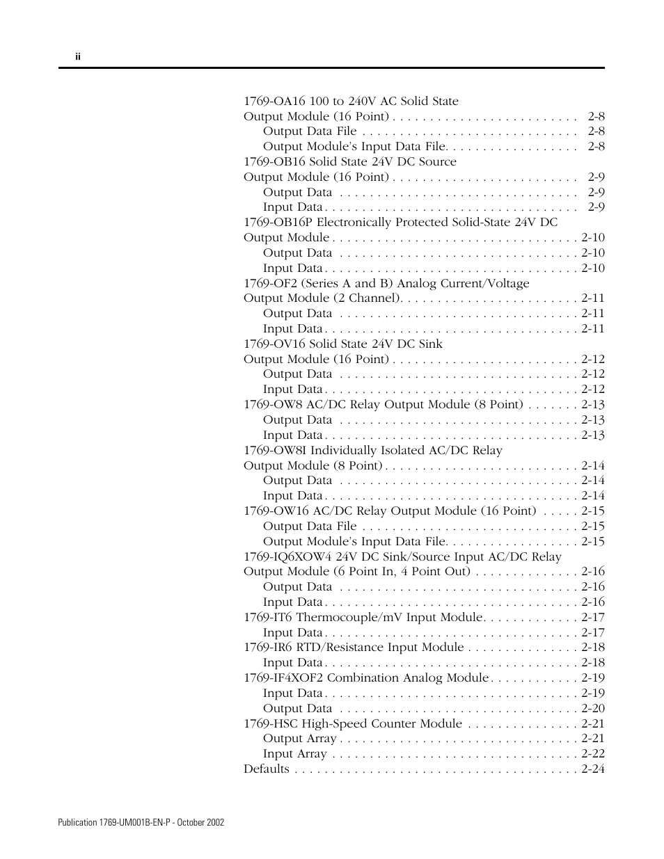 Rockwell Automation 1769-ADN Compact I/O 1769-ADN DeviceNet Adapter User Manual | Page 6 / 204