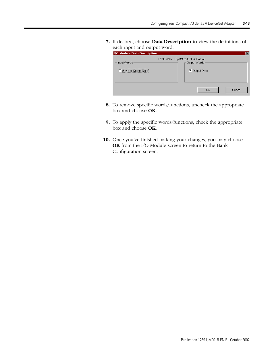 Rockwell Automation 1769-ADN Compact I/O 1769-ADN DeviceNet Adapter User Manual | Page 63 / 204