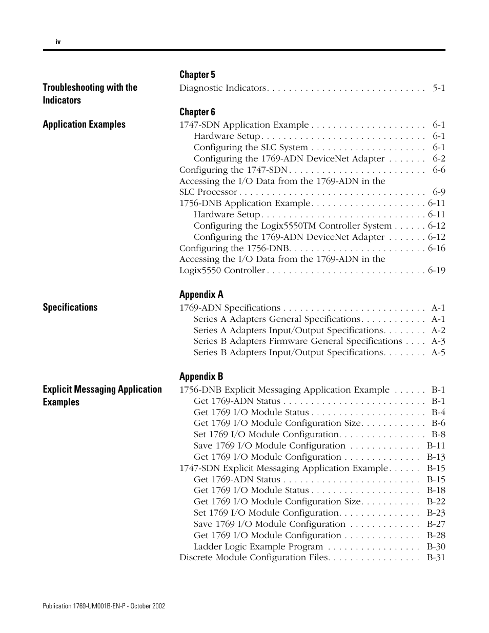 Rockwell Automation 1769-ADN Compact I/O 1769-ADN DeviceNet Adapter User Manual | Page 8 / 204