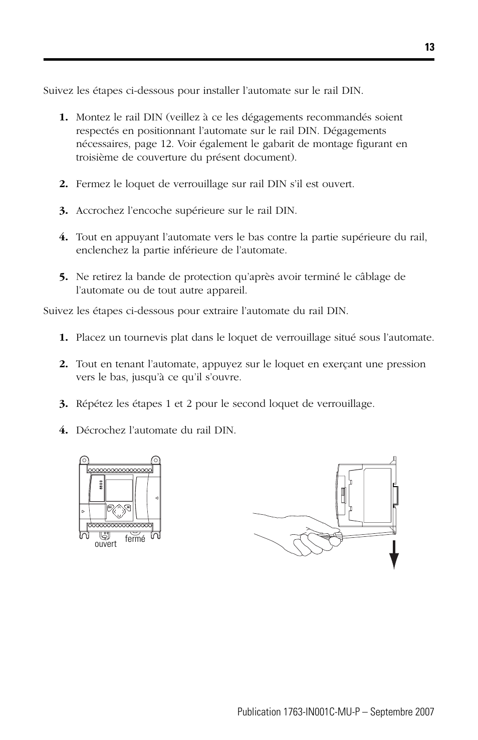 Rockwell Automation 1763-L16xxx MicroLogix 1100 Programmable Controllers Installation Instructions User Manual | Page 13 / 168