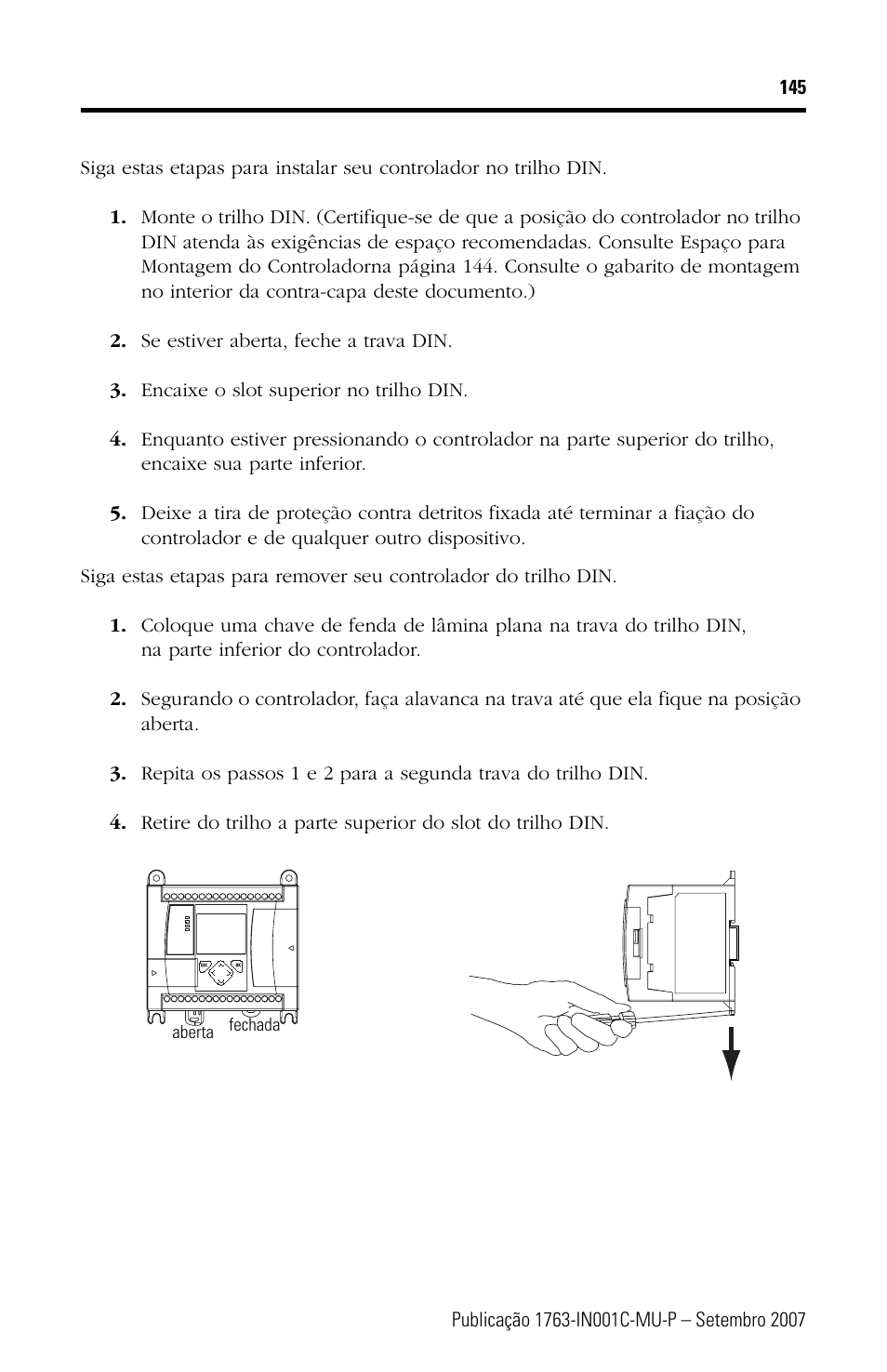 Rockwell Automation 1763-L16xxx MicroLogix 1100 Programmable Controllers Installation Instructions User Manual | Page 145 / 168