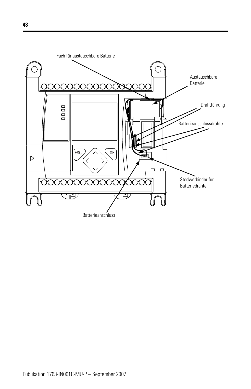 Rockwell Automation 1763-L16xxx MicroLogix 1100 Programmable Controllers Installation Instructions User Manual | Page 48 / 168