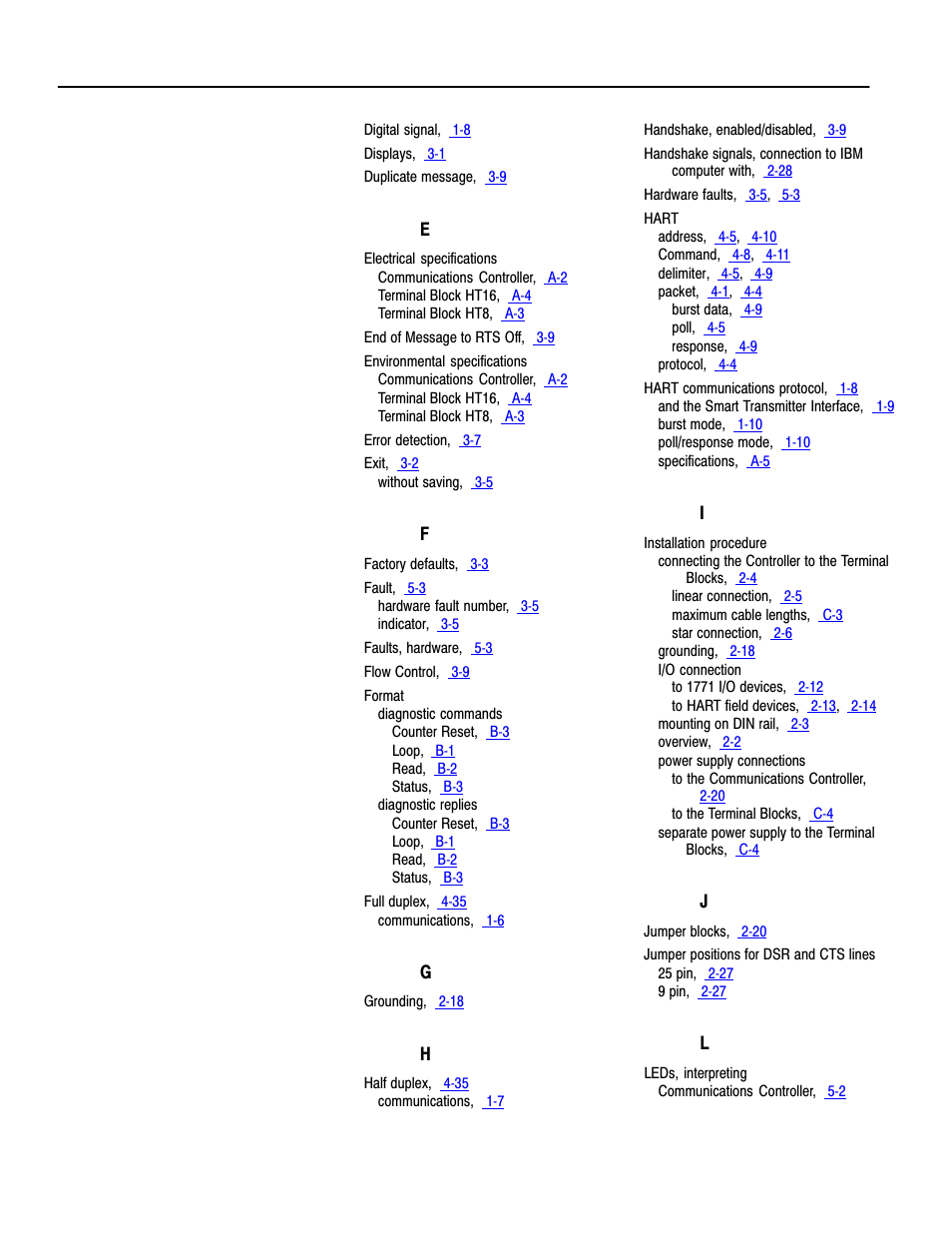 Rockwell Automation 1770-HT8 SMART TRANSMITTER User Manual | Page 125 / 128
