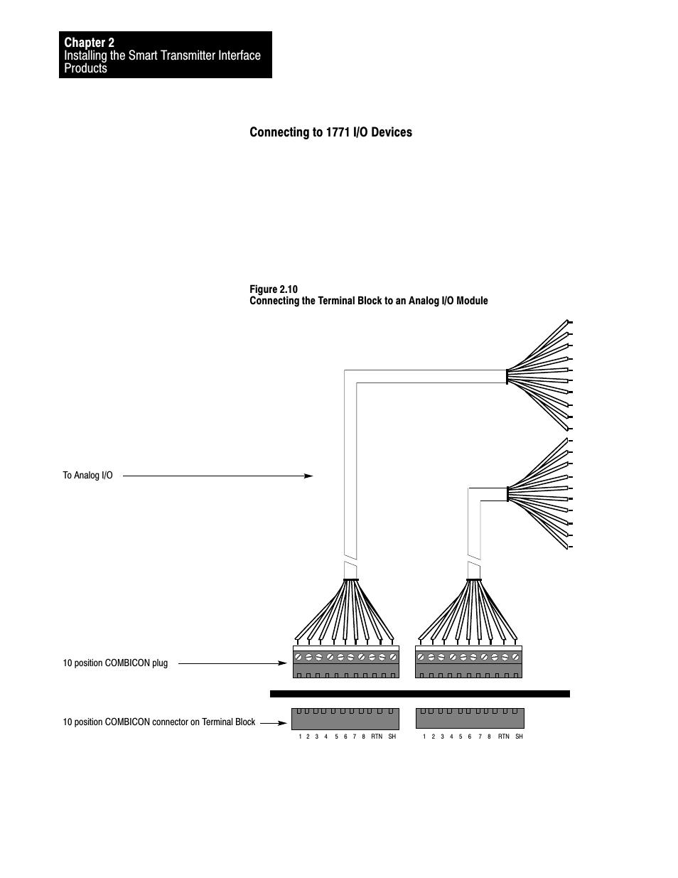 2ć12, Connecting to 1771 i/o devices | Rockwell Automation 1770-HT8 SMART TRANSMITTER User Manual | Page 37 / 128