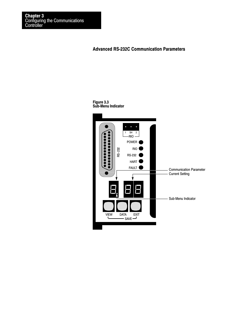 Advanced rsć232c communication parameters | Rockwell Automation 1770-HT8 SMART TRANSMITTER User Manual | Page 63 / 128