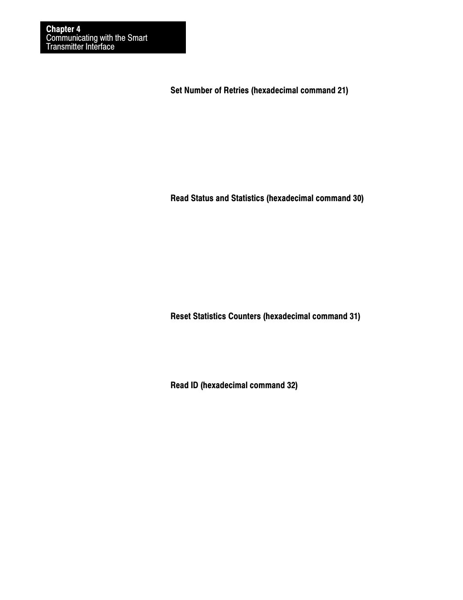 4ć22 | Rockwell Automation 1770-HT8 SMART TRANSMITTER User Manual | Page 87 / 128