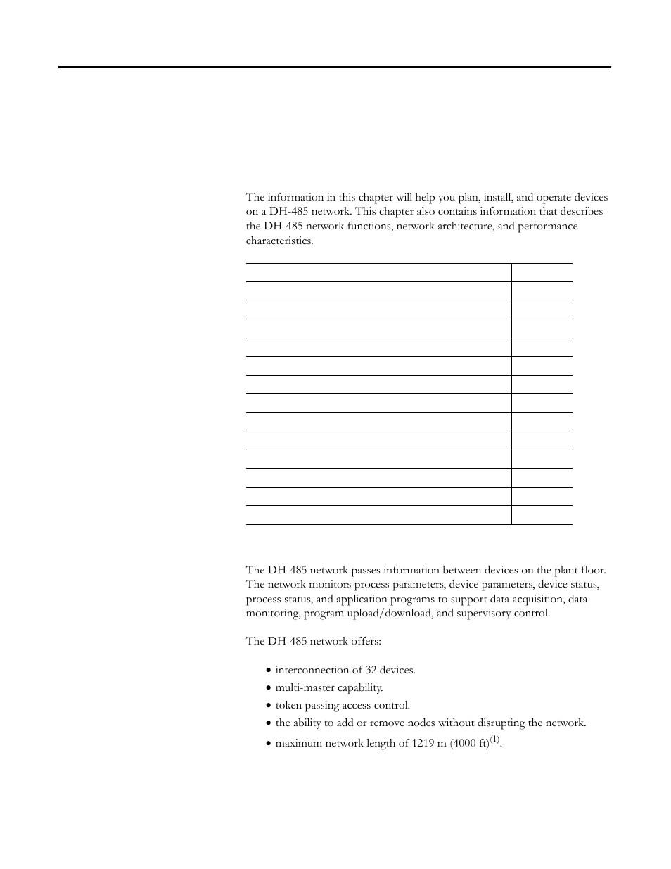 Overview of the dh-485 network, Introduction, Dh-485 network description | Chapter 2, Introduction -1 dh-485 network description -1, Chapter | Rockwell Automation 1756-DH485 ControlLogix DH-485 Communication Module User Manual User Manual | Page 19 / 110