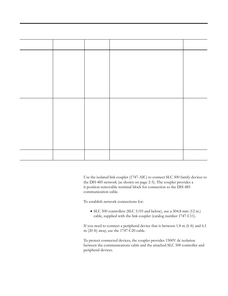 1747-aic isolated link coupler for dh-485, 1747-aic isolated link coupler for dh-485 -4 | Rockwell Automation 1756-DH485 ControlLogix DH-485 Communication Module User Manual User Manual | Page 22 / 110