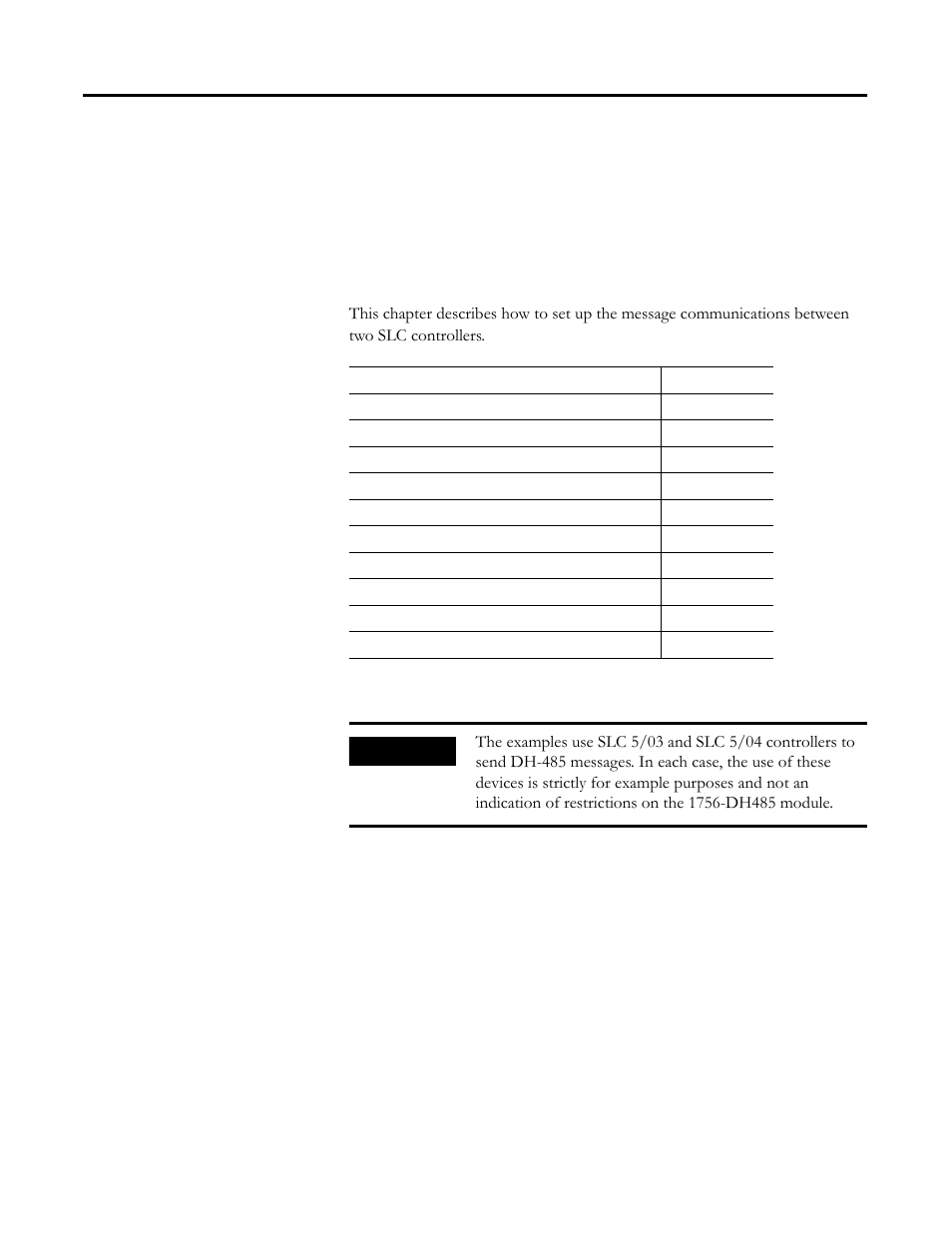 Introduction, Chapter 6, Introduction -1 | Chapter | Rockwell Automation 1756-DH485 ControlLogix DH-485 Communication Module User Manual User Manual | Page 61 / 110