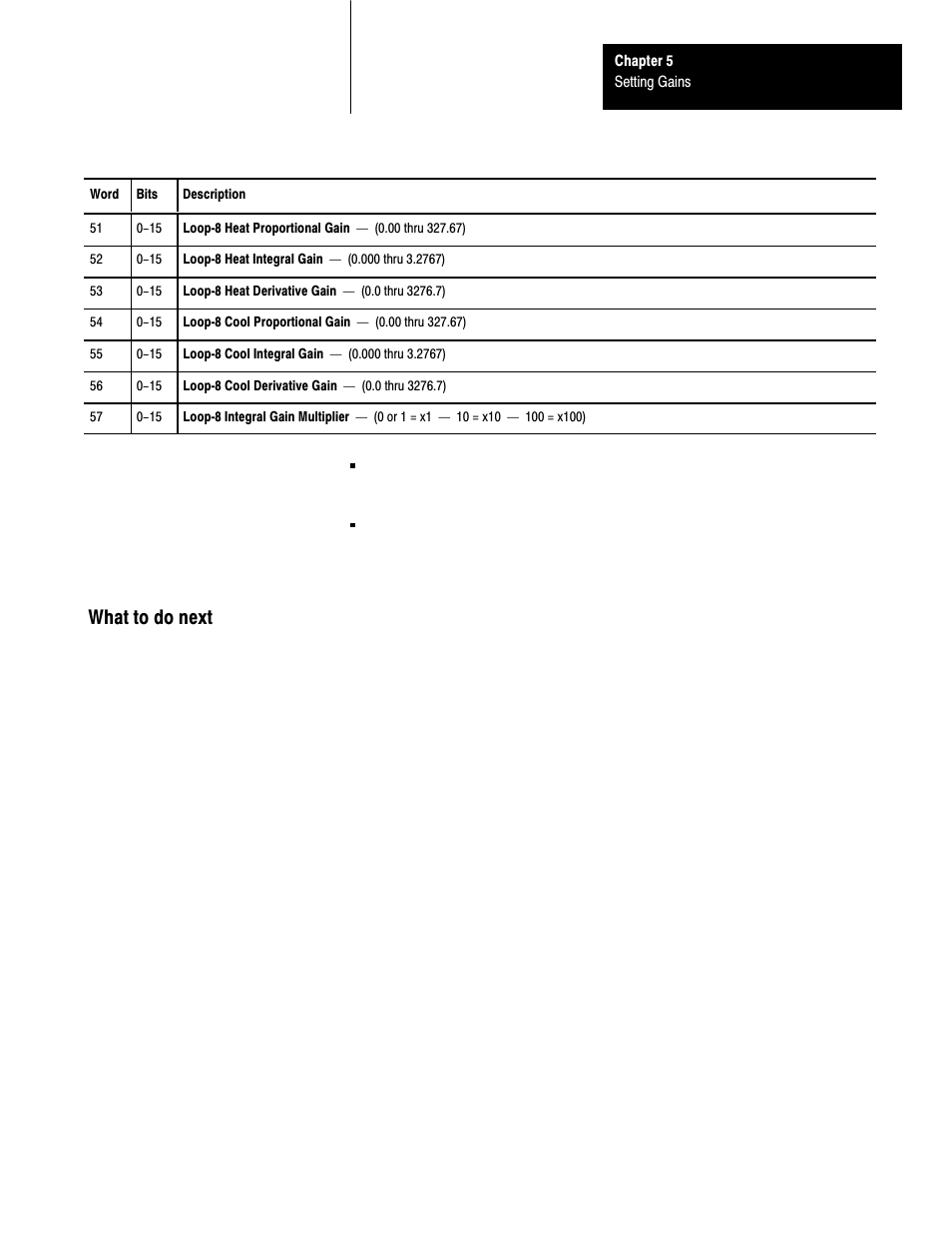 What to do next | Rockwell Automation 1771-TCM,D17716.5.108 TEMPERATURE CONTROL MOD User Manual | Page 43 / 137