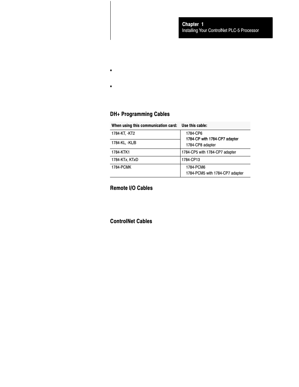 Rockwell Automation 1785-L20C_L40C, D17856.5.14 ControlNet PLC-5 Programmable Controllers User Manual User Manual | Page 27 / 107