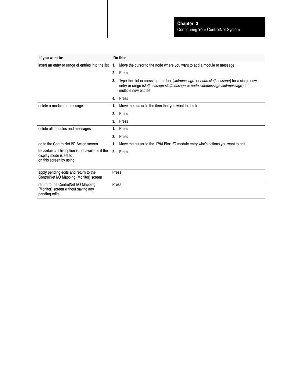 Chapter 3 | Rockwell Automation 1785-L20C_L40C, D17856.5.14 ControlNet PLC-5 Programmable Controllers User Manual User Manual | Page 53 / 107