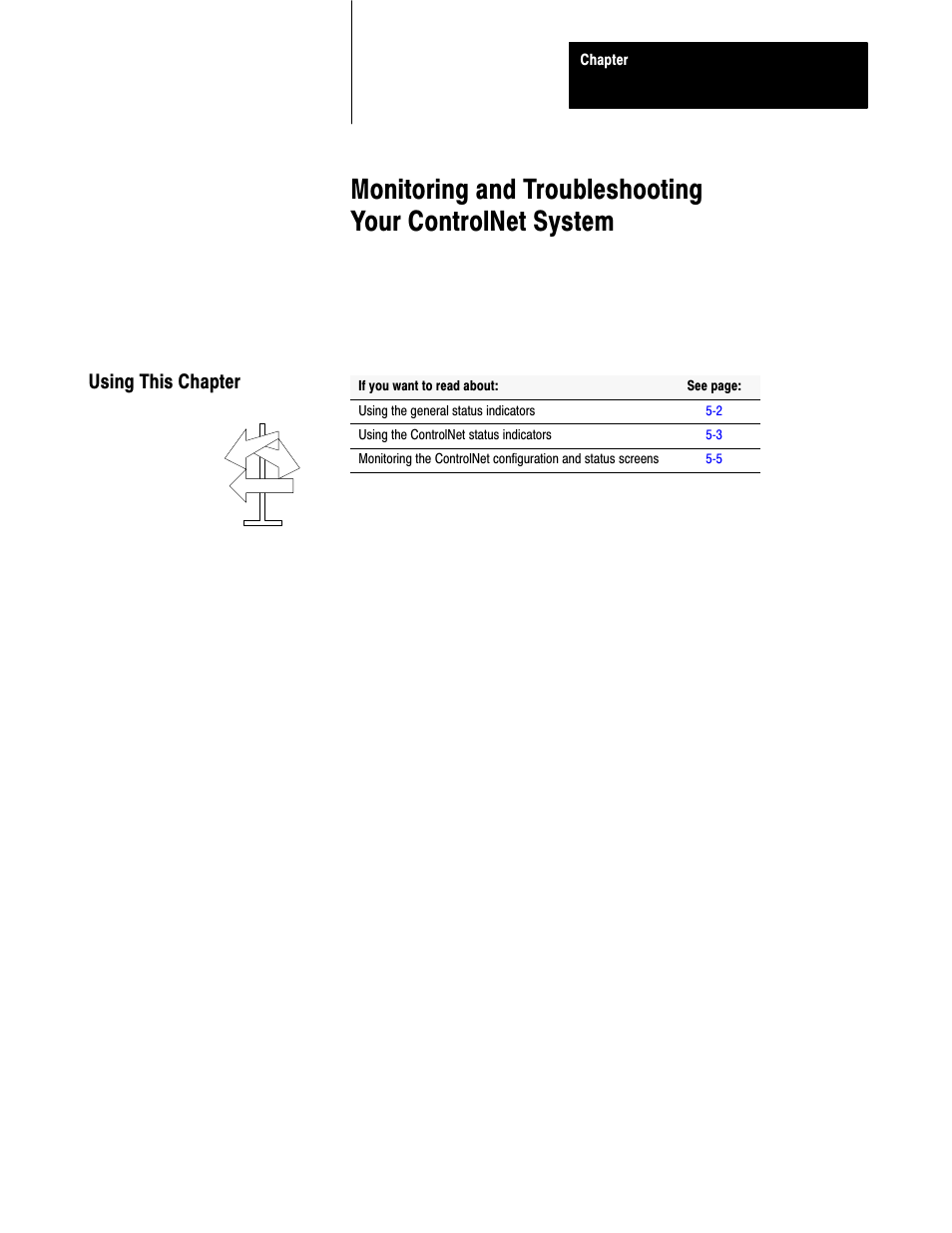 Using this chapter | Rockwell Automation 1785-L20C_L40C, D17856.5.14 ControlNet PLC-5 Programmable Controllers User Manual User Manual | Page 63 / 107