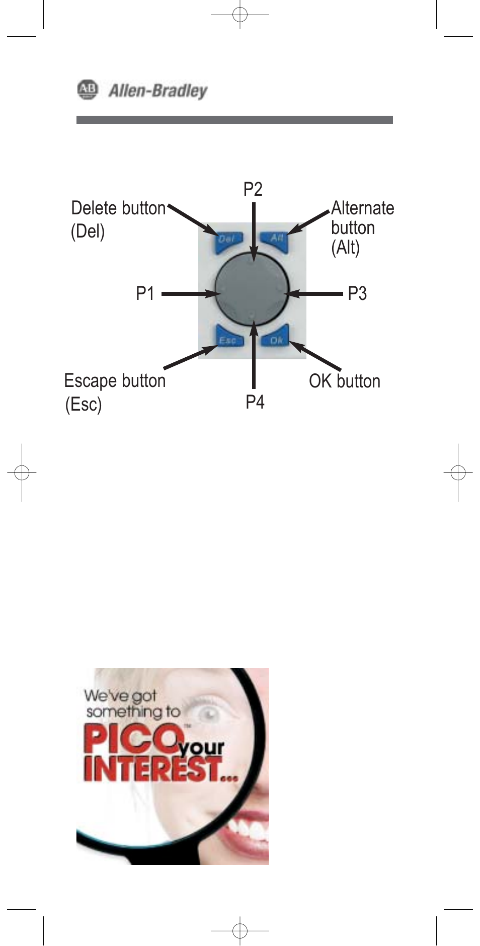 Smarter than your average relay, Pico touch pad | Rockwell Automation 1760 PICO Programming Quick Start User Manual | Page 14 / 16