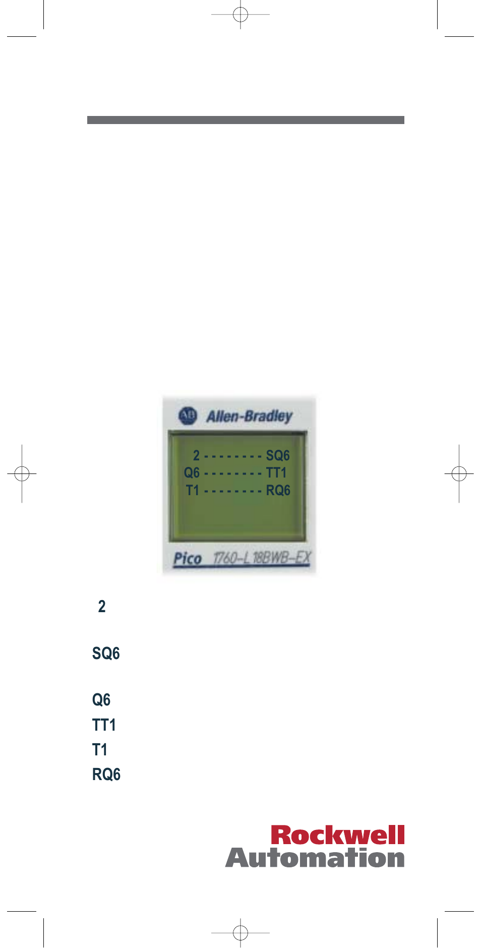 Program pico yourself in 11 easy steps, Pico ™ programming | Rockwell Automation 1760 PICO Programming Quick Start User Manual | Page 3 / 16