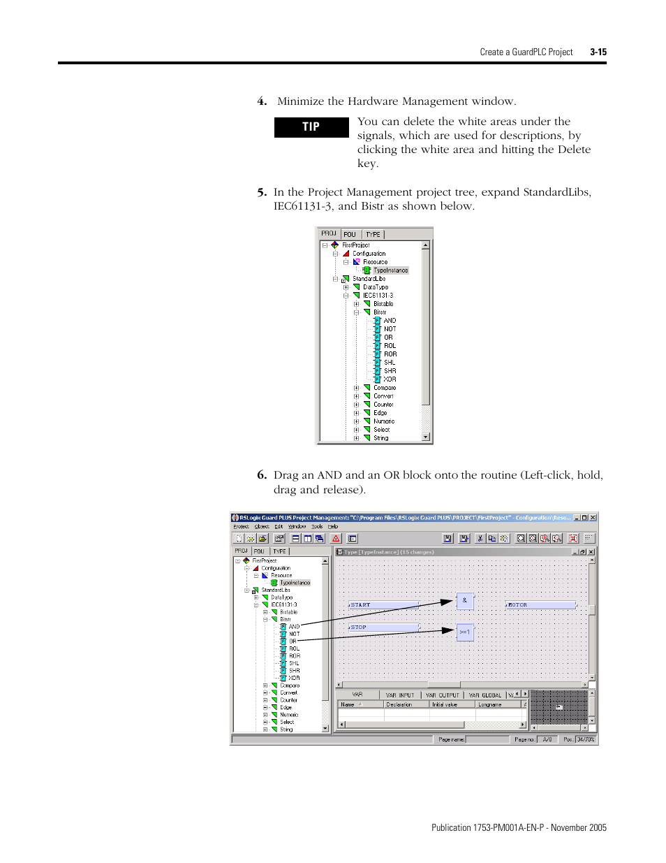 Rockwell Automation 1753-PCS-PAR Using RSLogix Guard PLUS! with GuardPLC Controllers User Manual | Page 55 / 122