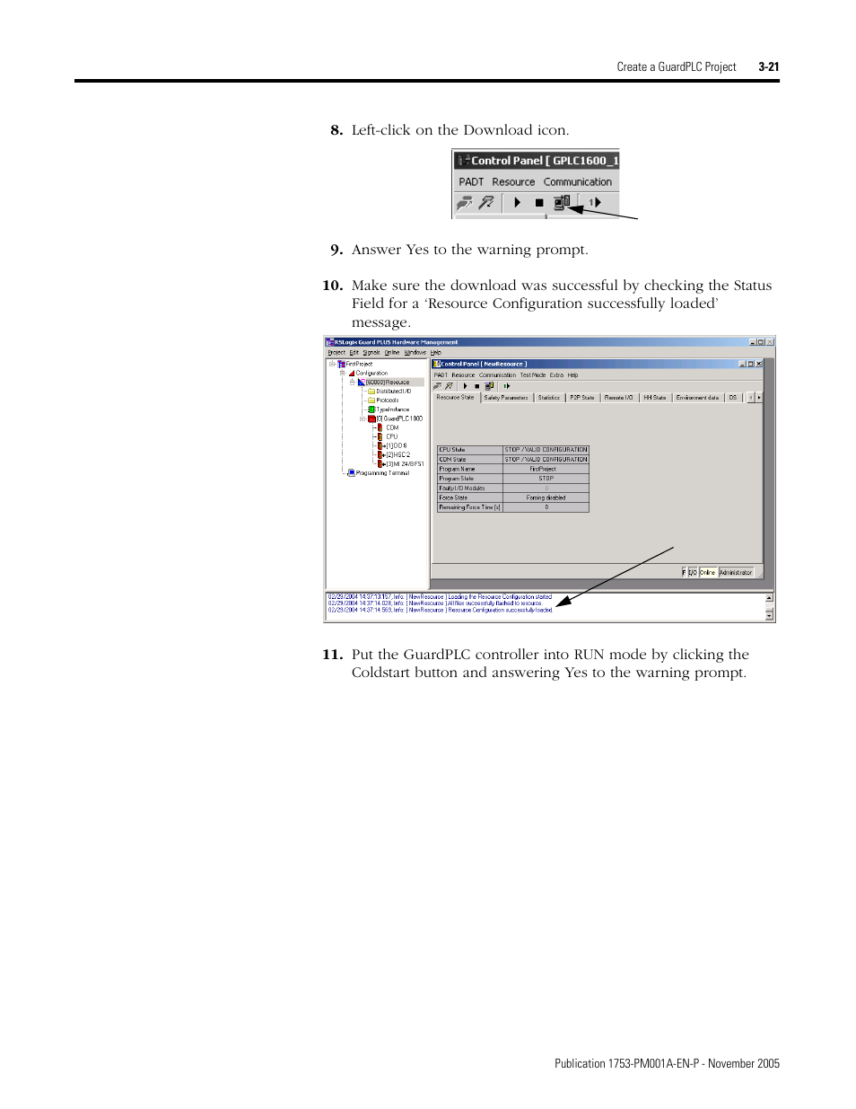 Rockwell Automation 1753-PCS-PAR Using RSLogix Guard PLUS! with GuardPLC Controllers User Manual | Page 61 / 122