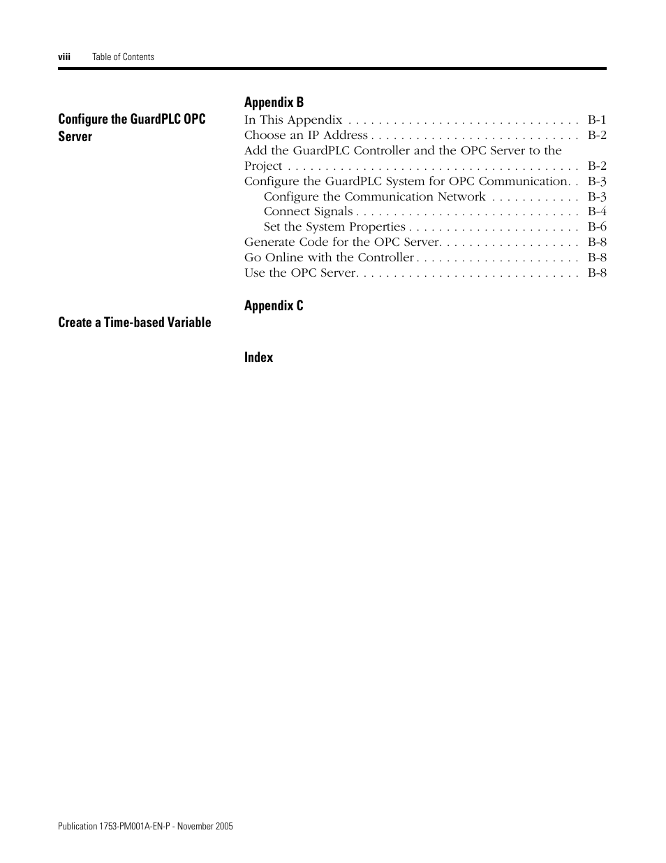 Rockwell Automation 1753-PCS-PAR Using RSLogix Guard PLUS! with GuardPLC Controllers User Manual | Page 8 / 122