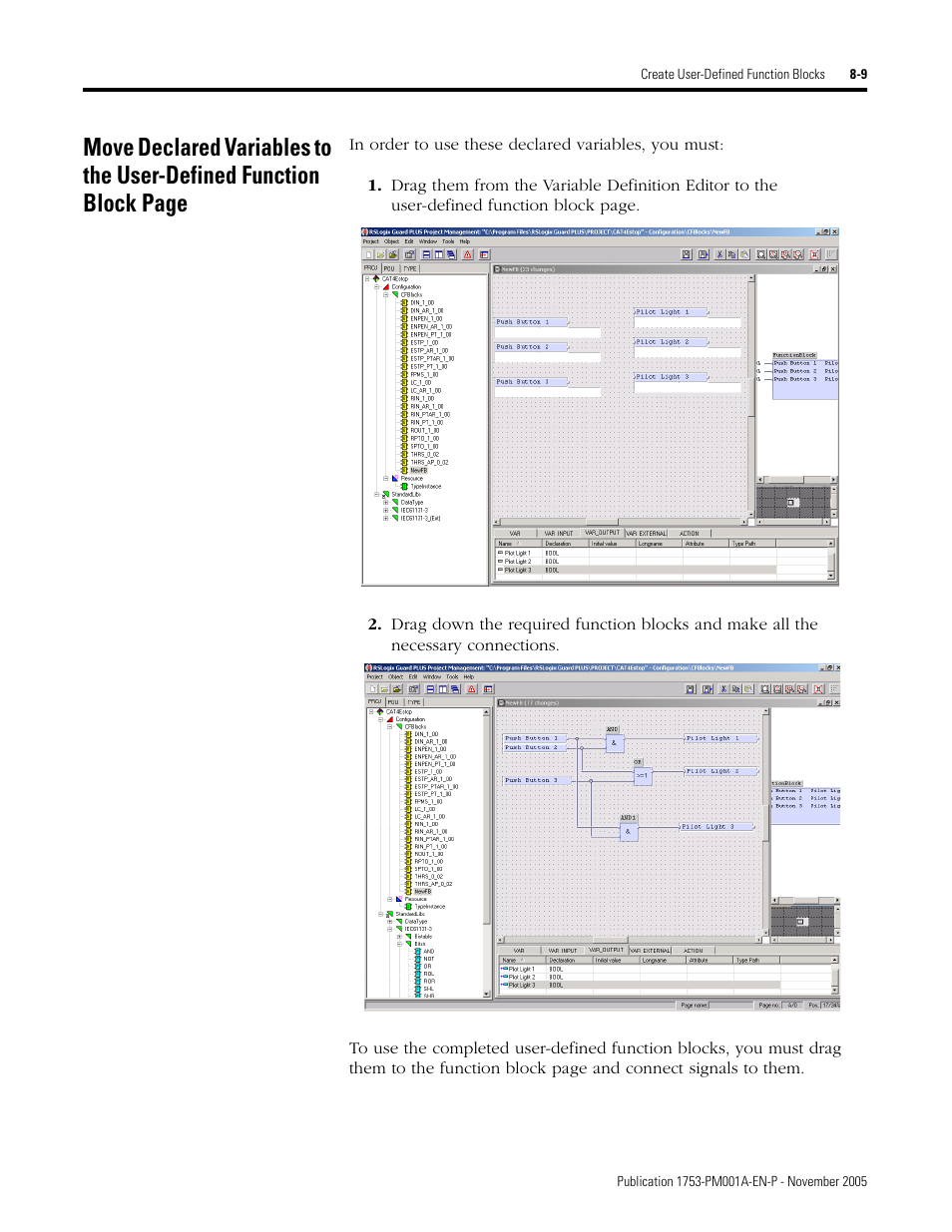 Rockwell Automation 1753-PCS-PAR Using RSLogix Guard PLUS! with GuardPLC Controllers User Manual | Page 95 / 122